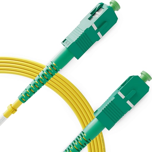 [BTPSCASCA-0SIC-8M] Fiber Patch Cable Single Mode, OS1 9/125 G.657.A2, 3.0mm LSZH  ( 1 Pack ) (SC/APC, SC/APC, Simplex, 8 m)
